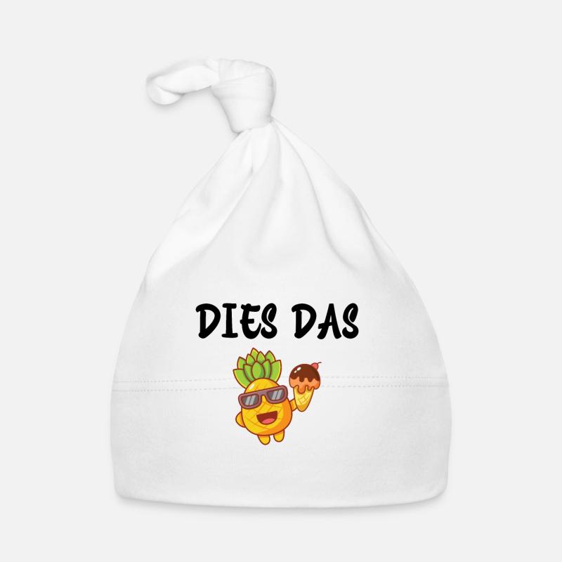 dies das Ananas Lustiger Spruch Baby Bio-Mütze