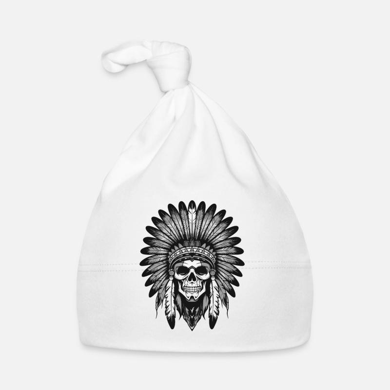 Chef du crâne indien Apache Bonnet bio Bébé