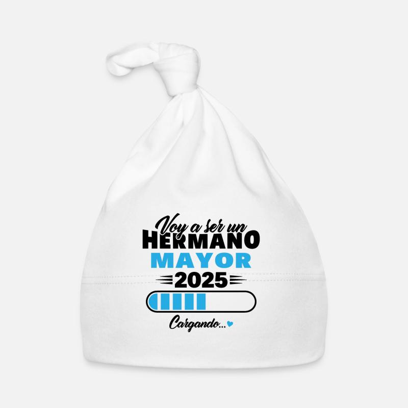 Ich werde 2025 ein großer Bruder sein Baby Bio-Mütze