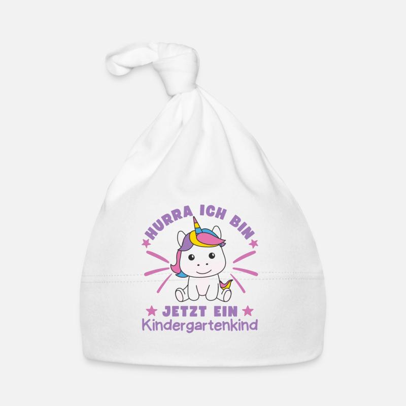 Hurra Ich Bin Jetzt Ein Kindergartenkind Baby Bio-Mütze