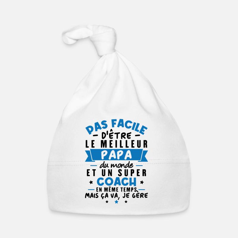 Papa et Coach Bonnet bio Bébé