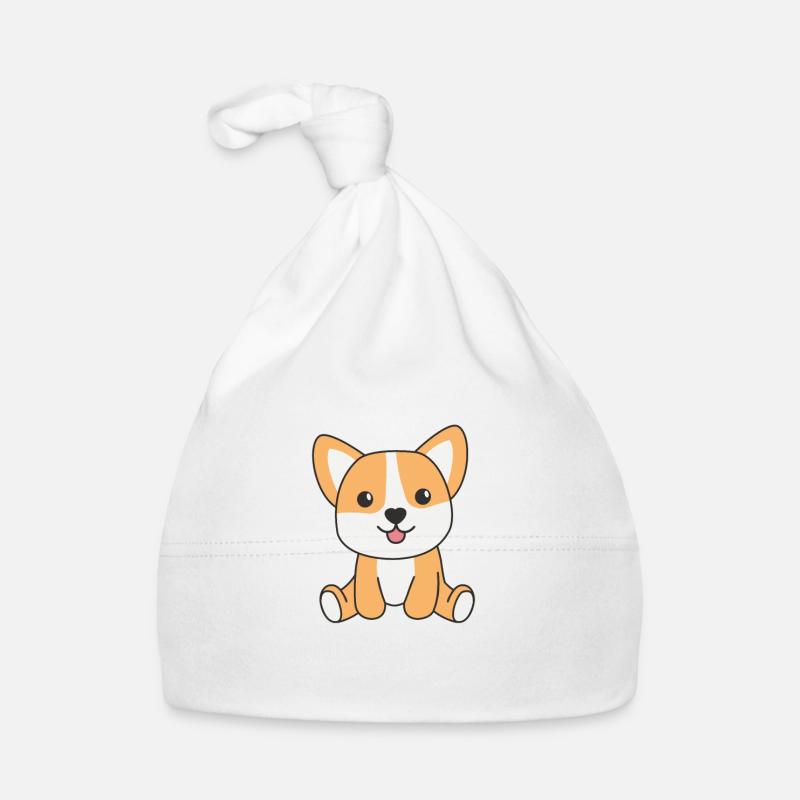 Corgi chiens mignons drôles de corgis Bonnet bio Bébé