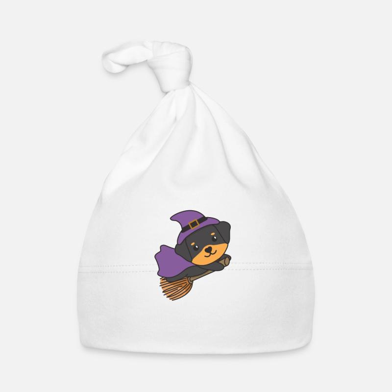 Rottweiler Halloween Witch Enfants Costume de Sorcière Bonnet bio Bébé