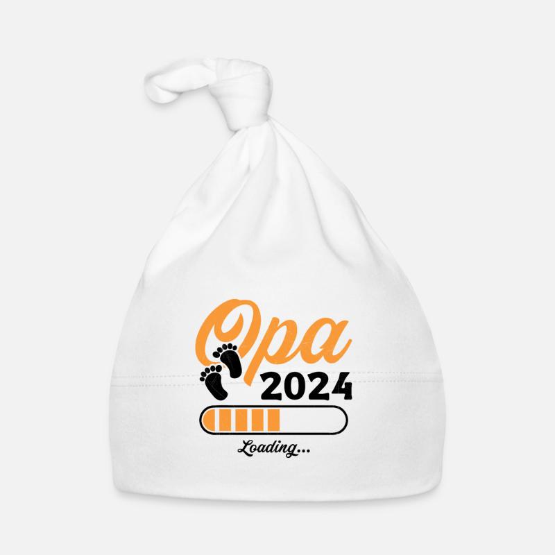 Werdender Opa 2024 Opa loading Geschenk Männer Baby Bio-Mütze