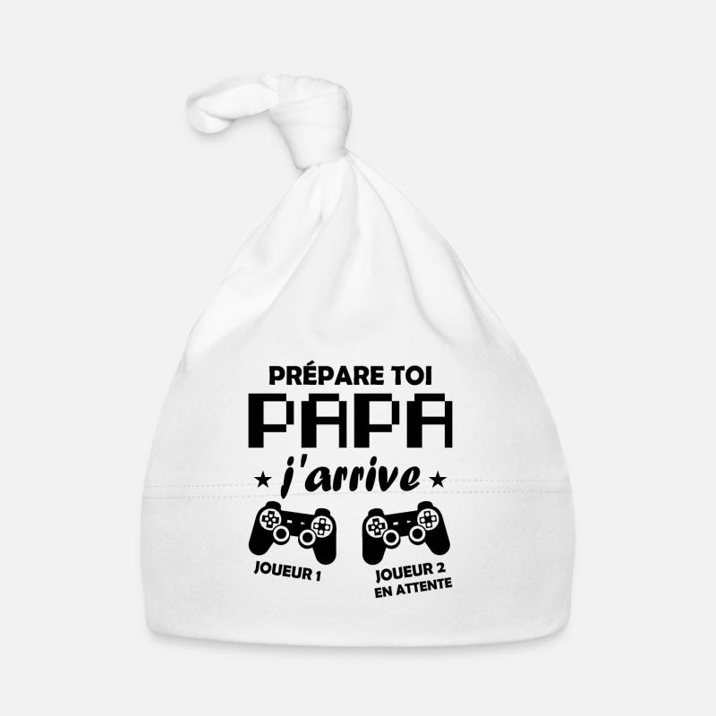 Prépare toi papa j'arrive annonce grossesse papa Bonnet bio Bébé