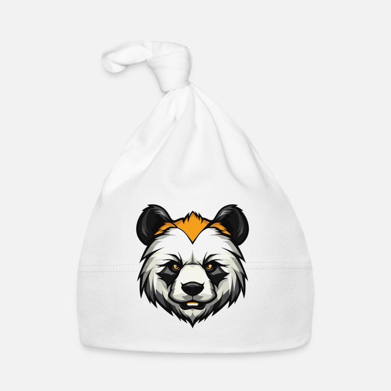 Panda Kopf Baby Bio-Mütze