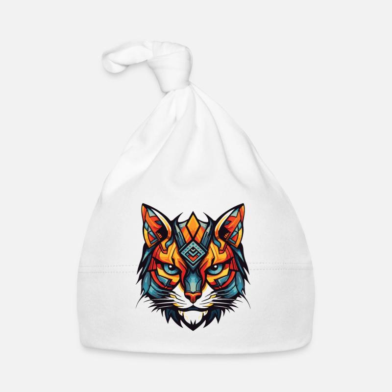 Tête de chat Bonnet bio Bébé