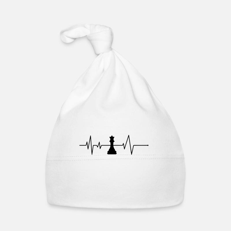 Battement de cœur d’échecs Bonnet bio Bébé