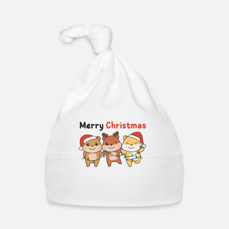 Hamster Weihnachten Winter Tiere Hamster Baby Bio-Mütze