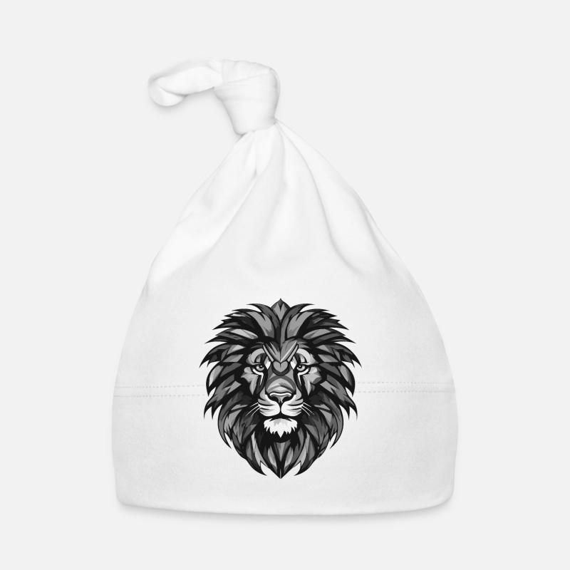 Lion Head Organic Baby Cap