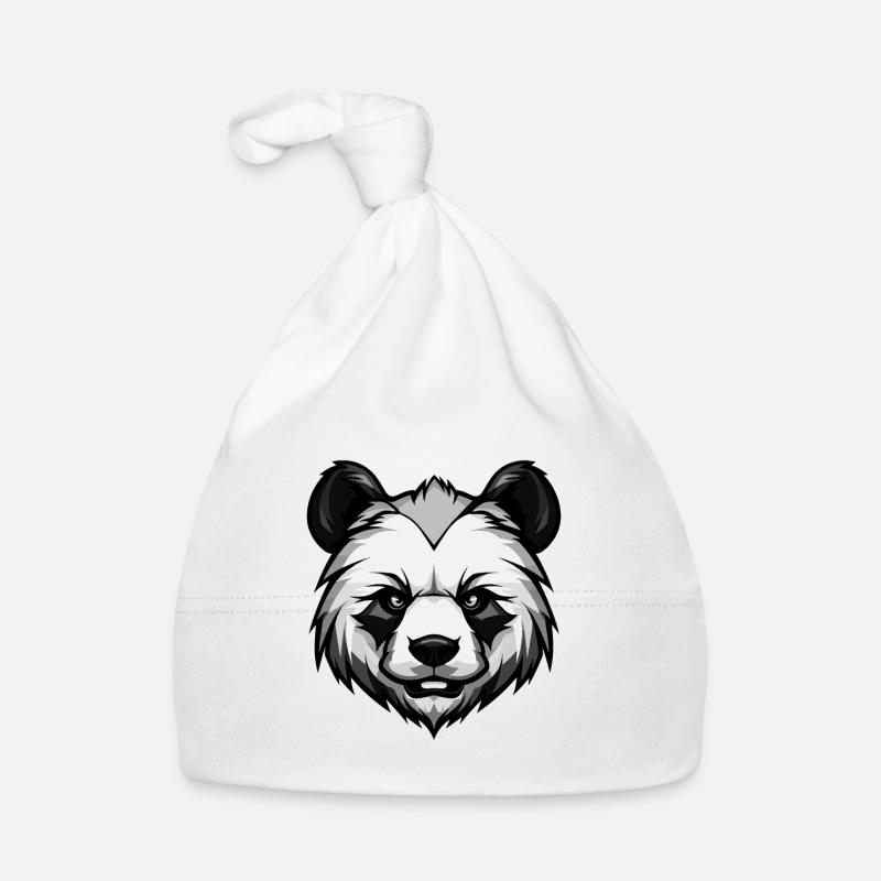 Panda Kopf Baby Bio-Mütze
