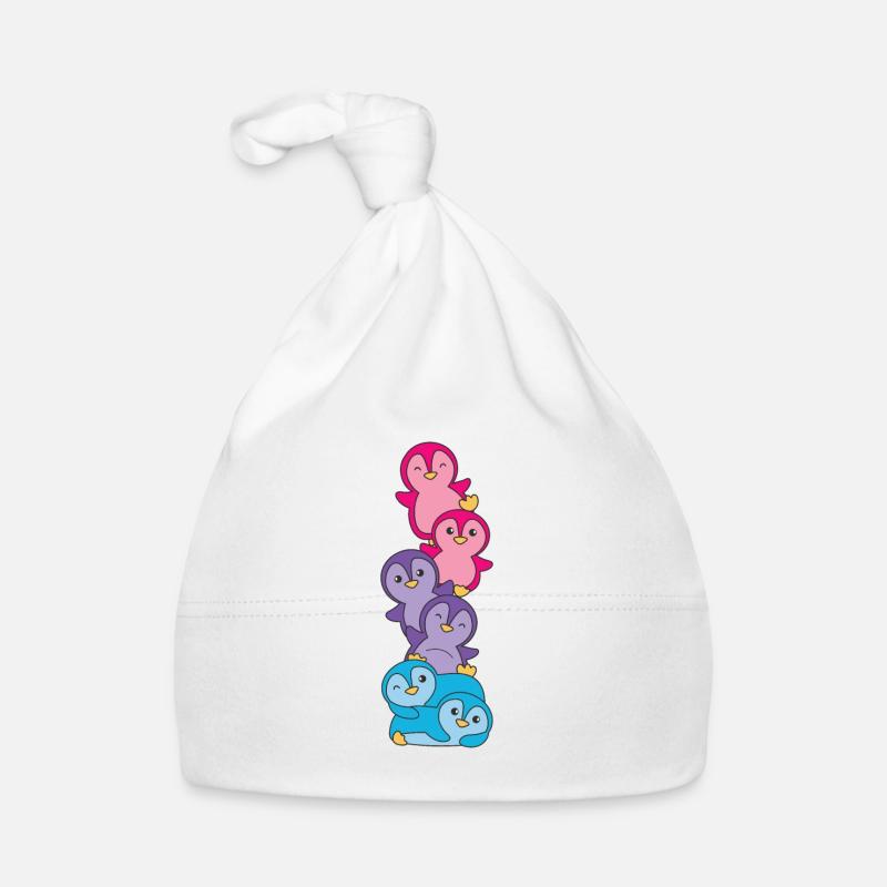 androgyn Flag Pride LGBTQ süße Pinguin Baby Bio-Mütze