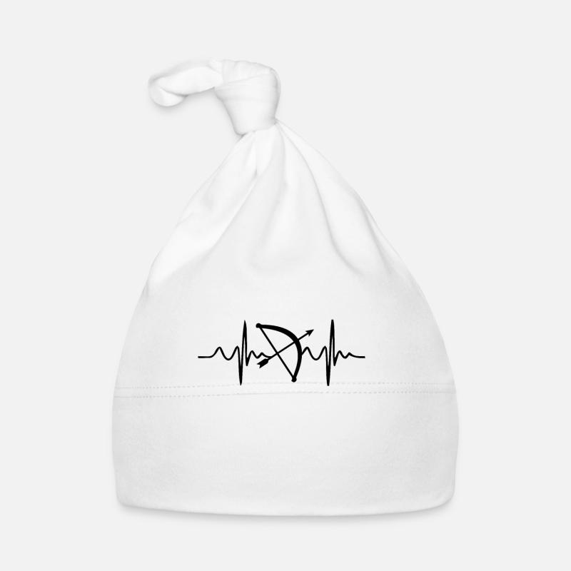 Herzfrequenz beim Bogenschießen Baby Bio-Mütze