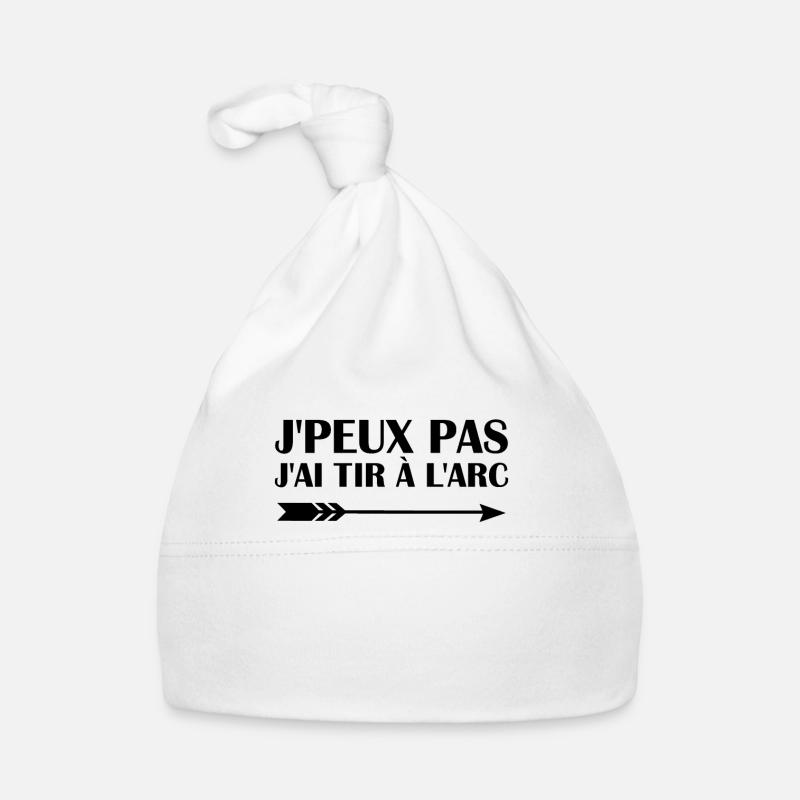 Je peux pas j'ai Tire à L'arc Bonnet bio Bébé