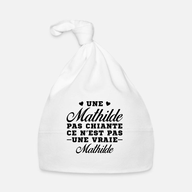 Une Mathilde pas chiante ce n est pas une vraie Bonnet bio Bébé