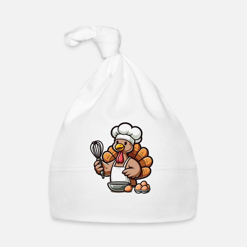 Cuisinier de dinde de Thanksgiving Bonnet bio Bébé