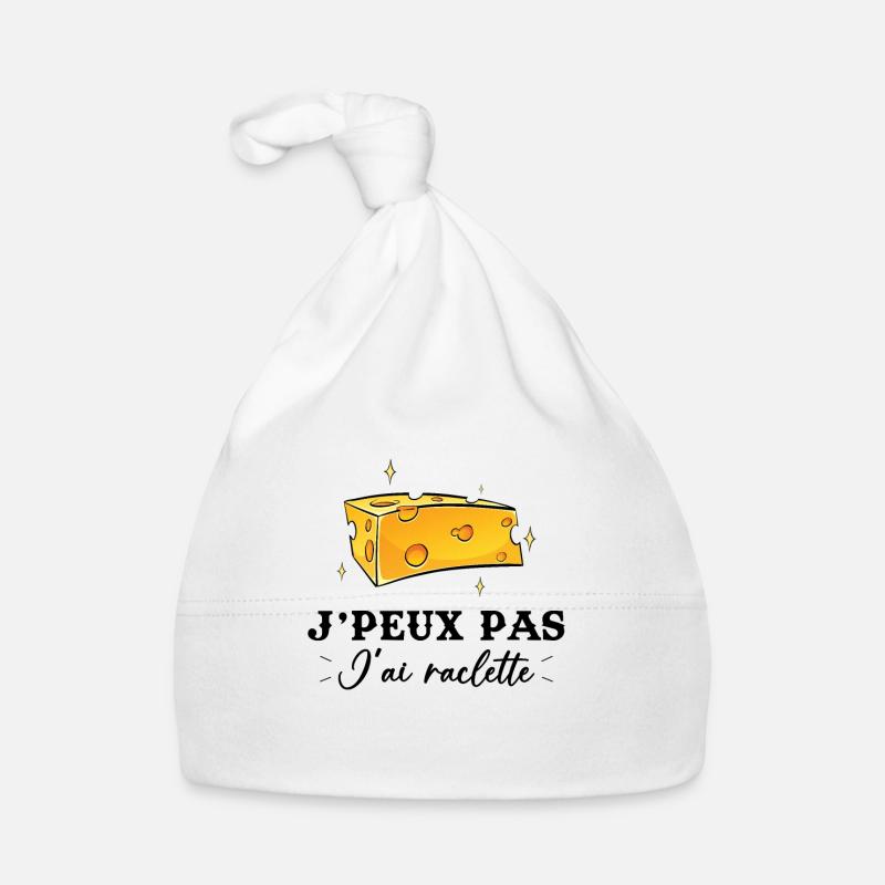 J'peux pas j'ai raclette Bonnet bio Bébé