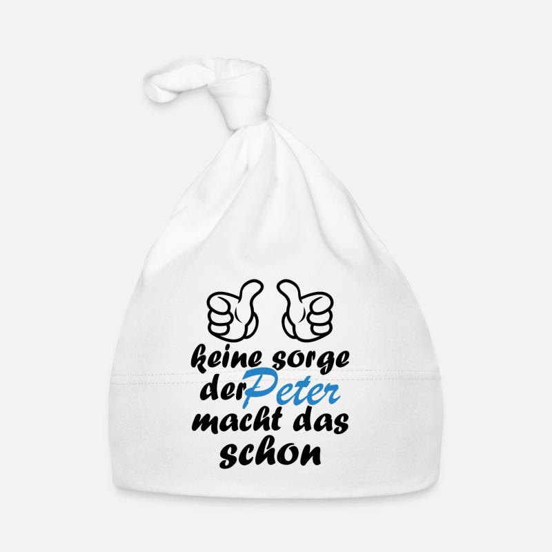 Der peter macht das schon Baby Bio-Mütze