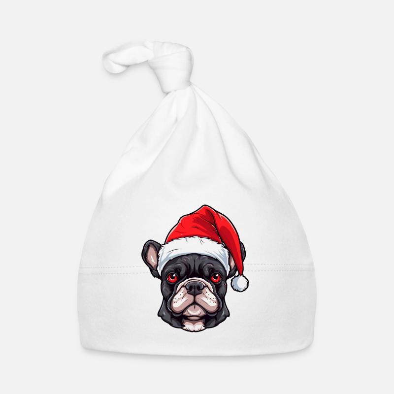 Bouledogue français chien Noël Bonnet bio Bébé