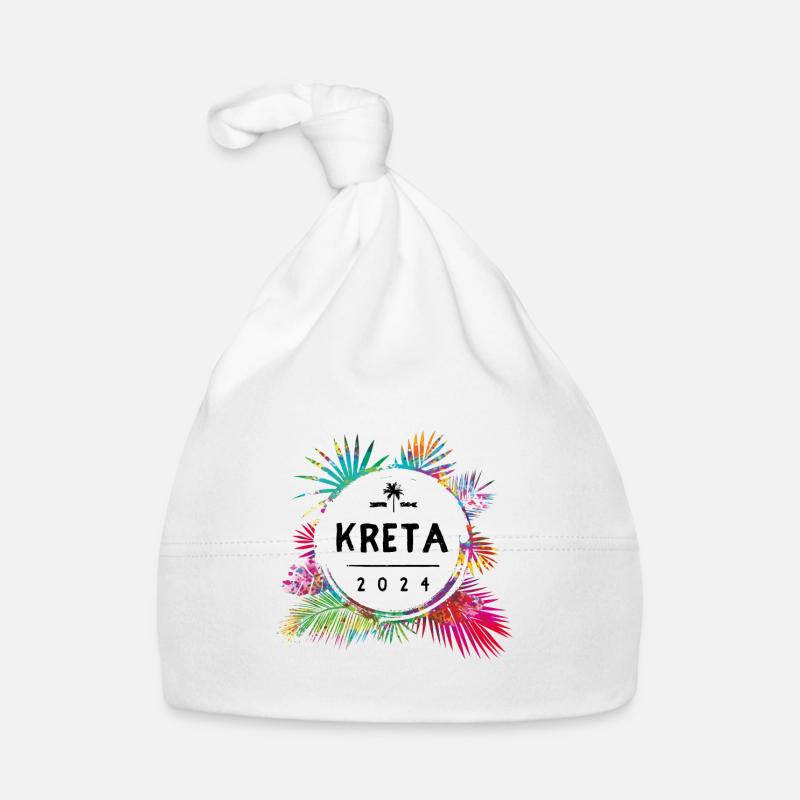 Crète 2024 Coloré Bonnet bio Bébé