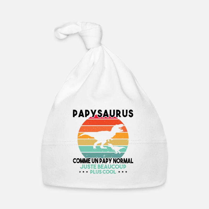Papysaurus comme un papy normal grand père Bonnet bio Bébé