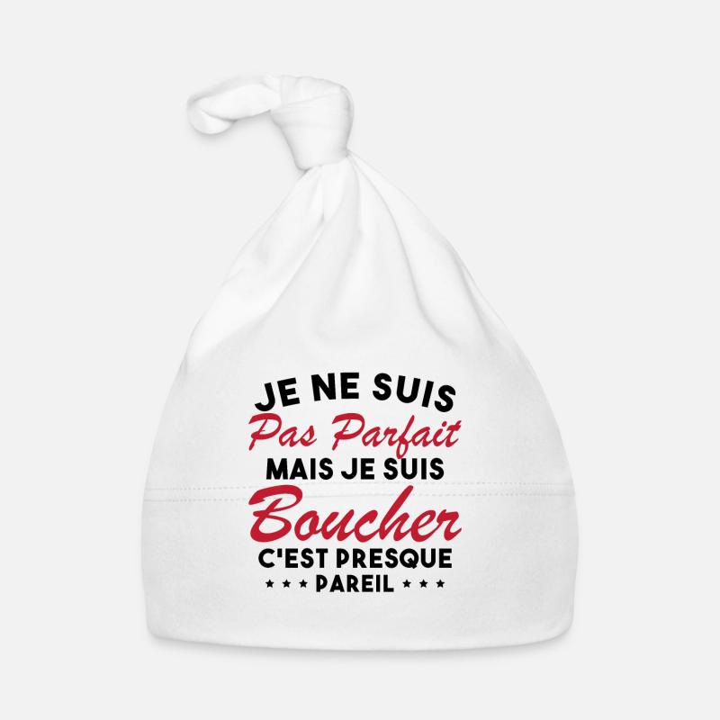 Je Ne Suis Pas Parfaite Mais Je Suis Boucher Bonnet bio Bébé