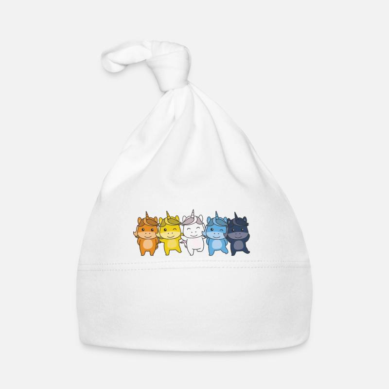 Aroace Flag Pride LGBTQ Licorne mignonne Bonnet bio Bébé