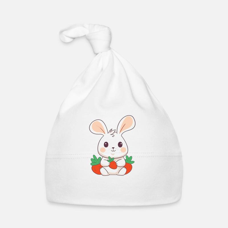 Bunny, Rabbit, Cute Animals, Easter Bunny, Organic Baby Cap