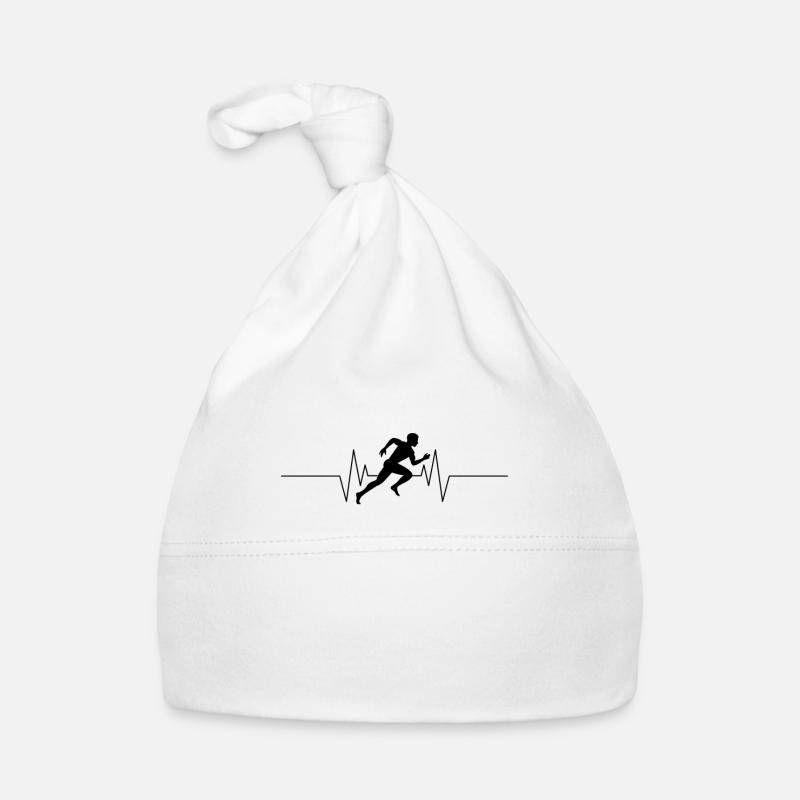 Battement de cœur du coureur Bonnet bio Bébé