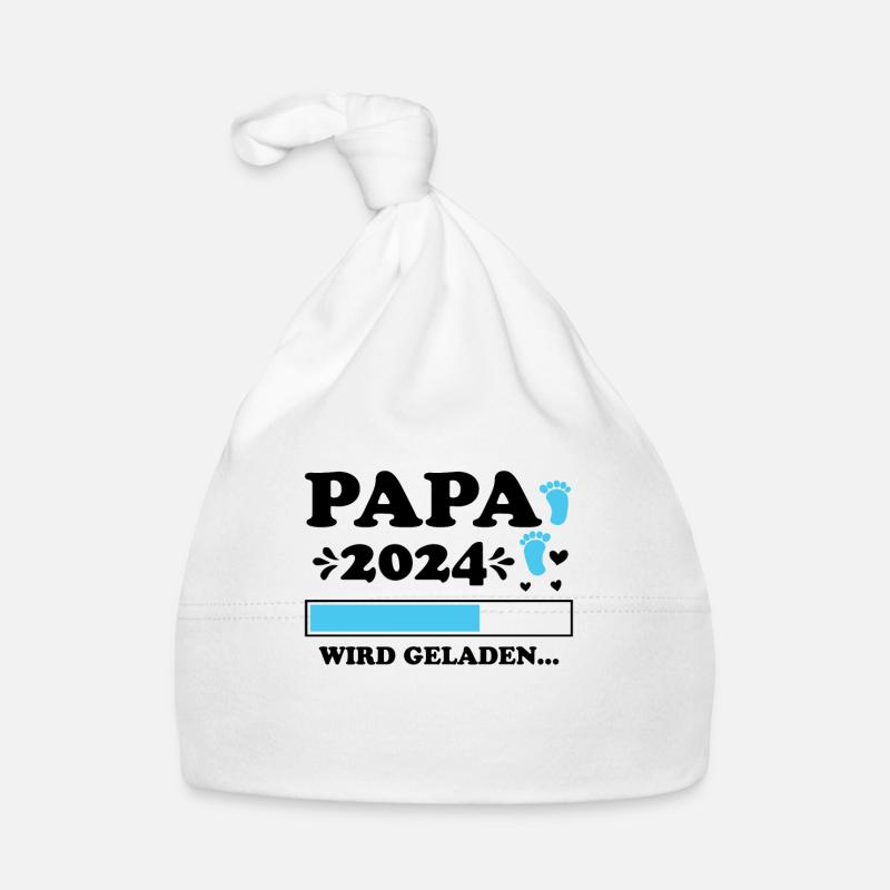 Vater 2024 Werdender Papa Loading 2024 Baby Bio-Mütze