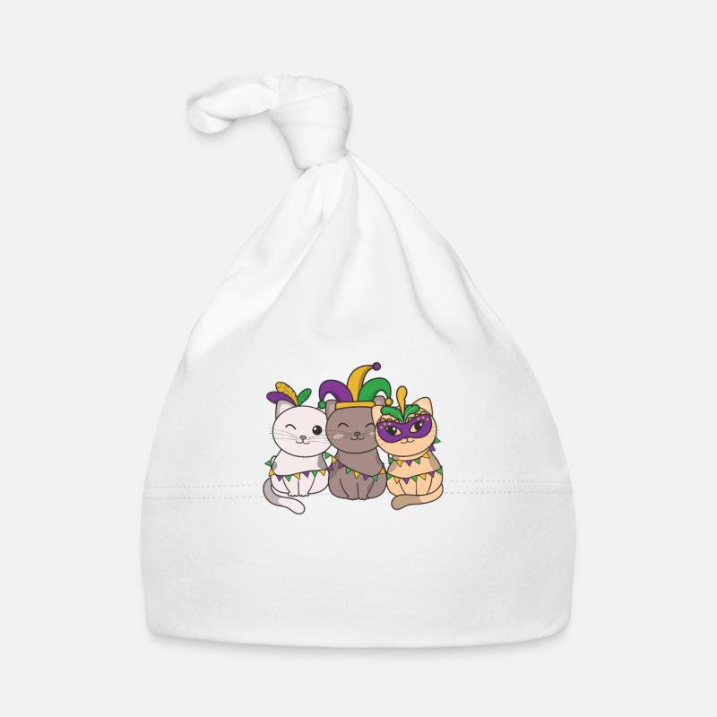 Déguisement de carnaval de chat de Mardi Gras Bonnet bio Bébé