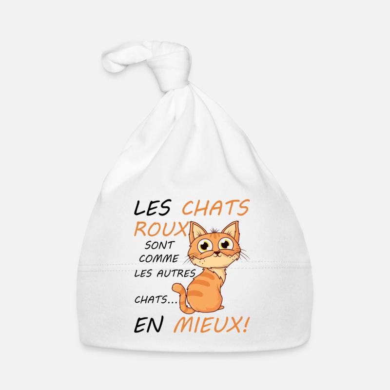 Red cats are just like other cats in a better way Organic Baby Cap