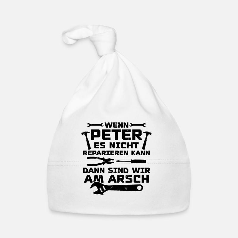 If Peter can't fix it Organic Baby Cap