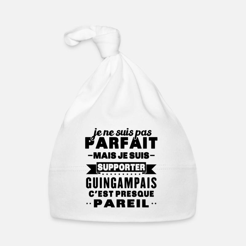 Pas parfaite mais je suis supporter Guingampais Bonnet bio Bébé