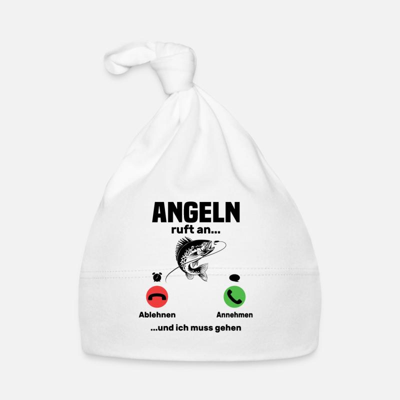 Angler ruft an, lustiger angler geschenk Baby Bio-Mütze