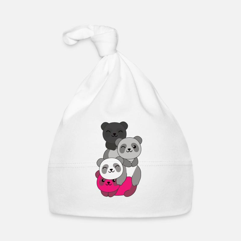 Gynephilia Flag Pride LGBTQ Cute Panda Organic Baby Cap