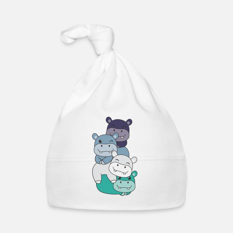oriented aroace Flag Pride LGBTQ süße Hippo Baby Bio-Mütze