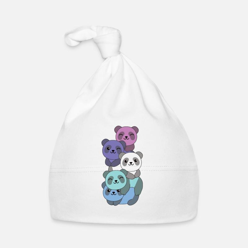 Spectrasexual Drapeau Pride LGBTQ Panda mignon Bonnet bio Bébé