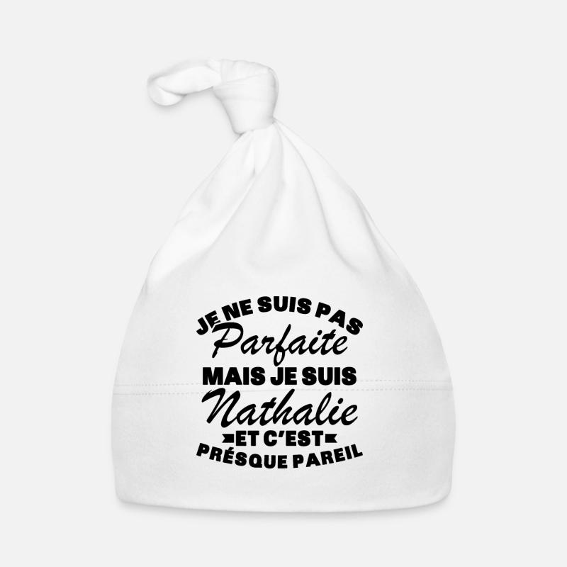 Nicht perfekt, aber ich bin Nathalie Baby Bio-Mütze