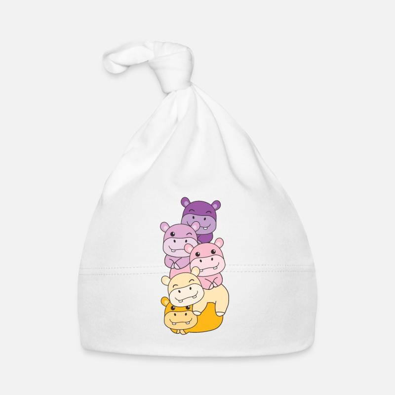 Trixic Flag Pride LGBTQ süße Hippo Baby Bio-Mütze