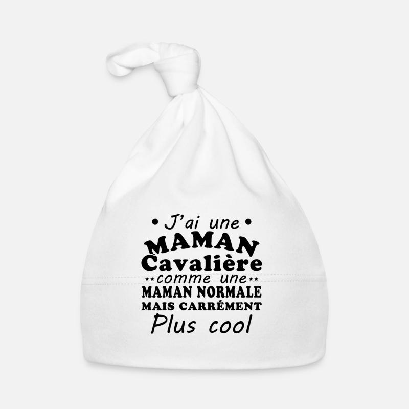 Ich habe eine reitende Mutter Baby Bio-Mütze