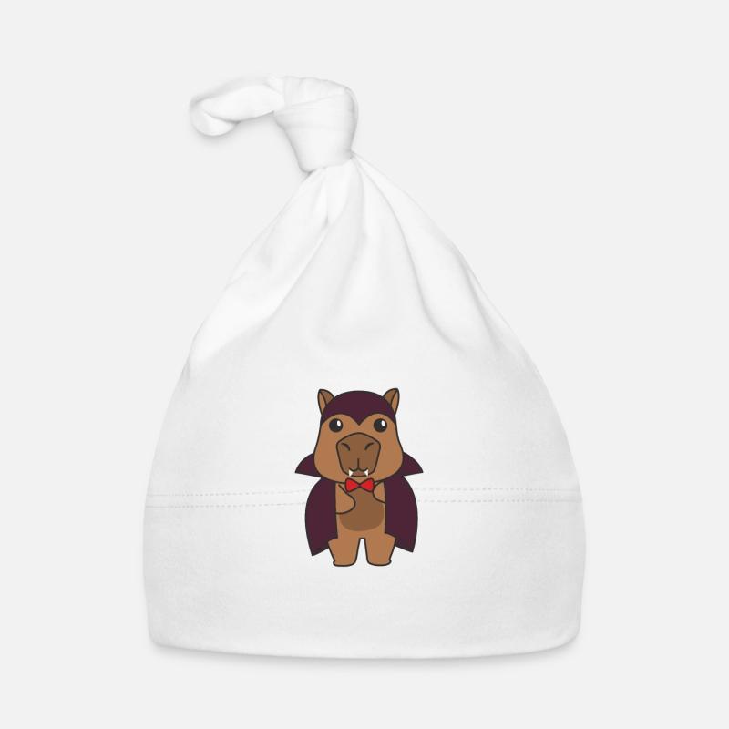 Capybara Happy Halloween Costume de vampire mignon Bonnet bio Bébé