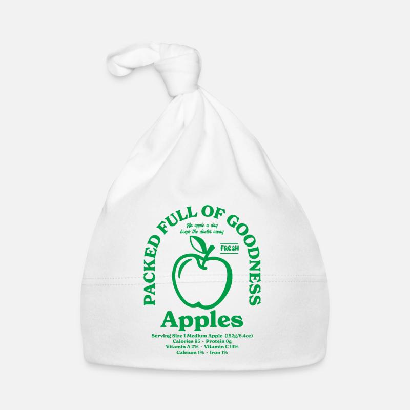 Apfel Ernährung Baby Bio-Mütze