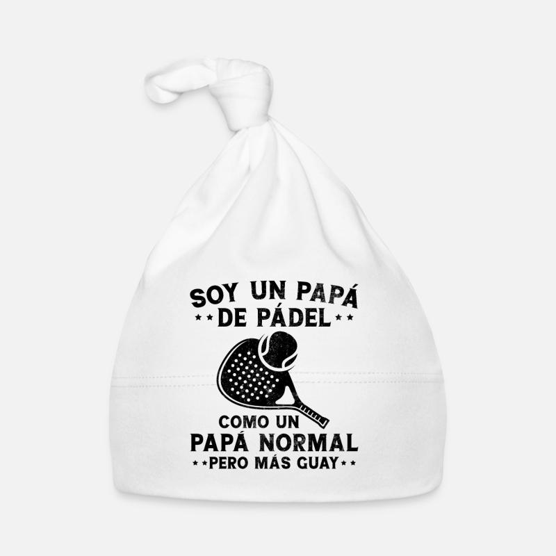 Ich bin ein Vater Padelera Vatertag Spaß Baby Bio-Mütze