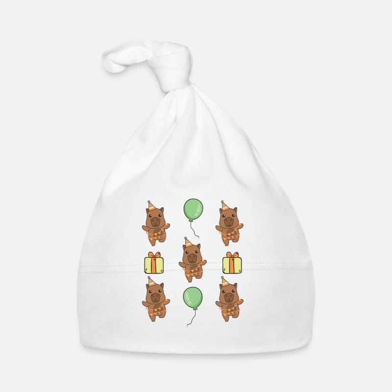 Capybara for children's birthday a gift Organic Baby Cap
