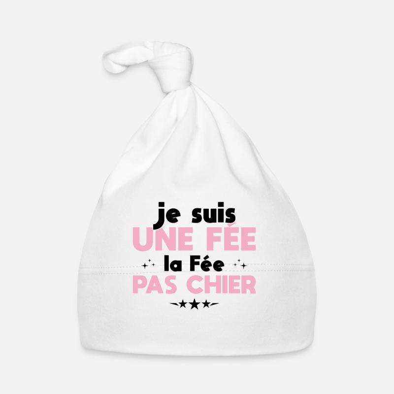 Je Suis Une Fée La Fée Pas Chier Bonnet bio Bébé