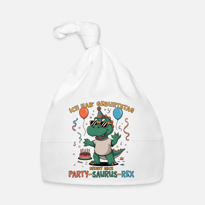 Party-Saurus-Rex, Dinosaurier Kindergeburtstag Baby Bio-Mütze