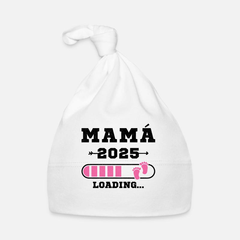 Mama 2025 werdende Mutter, die Schwangerschaft trägt Baby Bio-Mütze