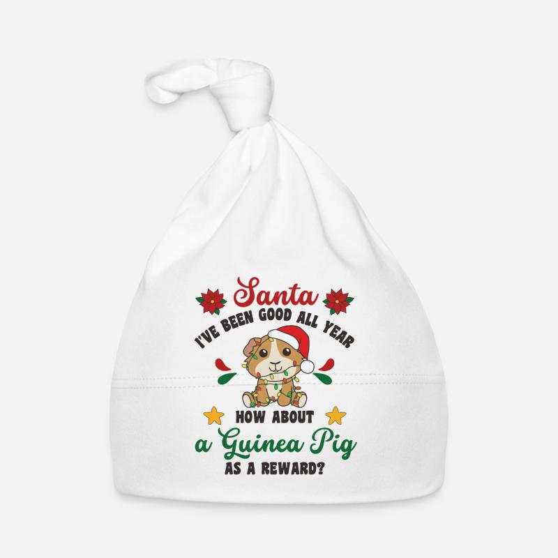 Je veux un cochon d’Inde sucré pour Noël Bonnet bio Bébé