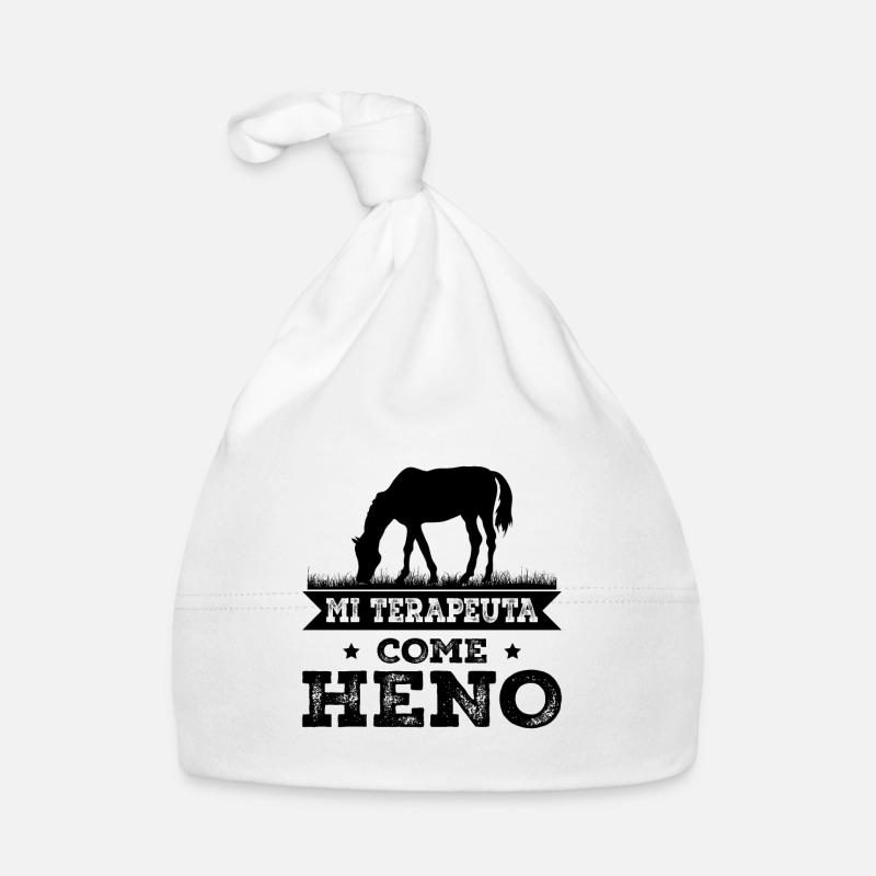 My Therapist Eats Hay Organic Baby Cap